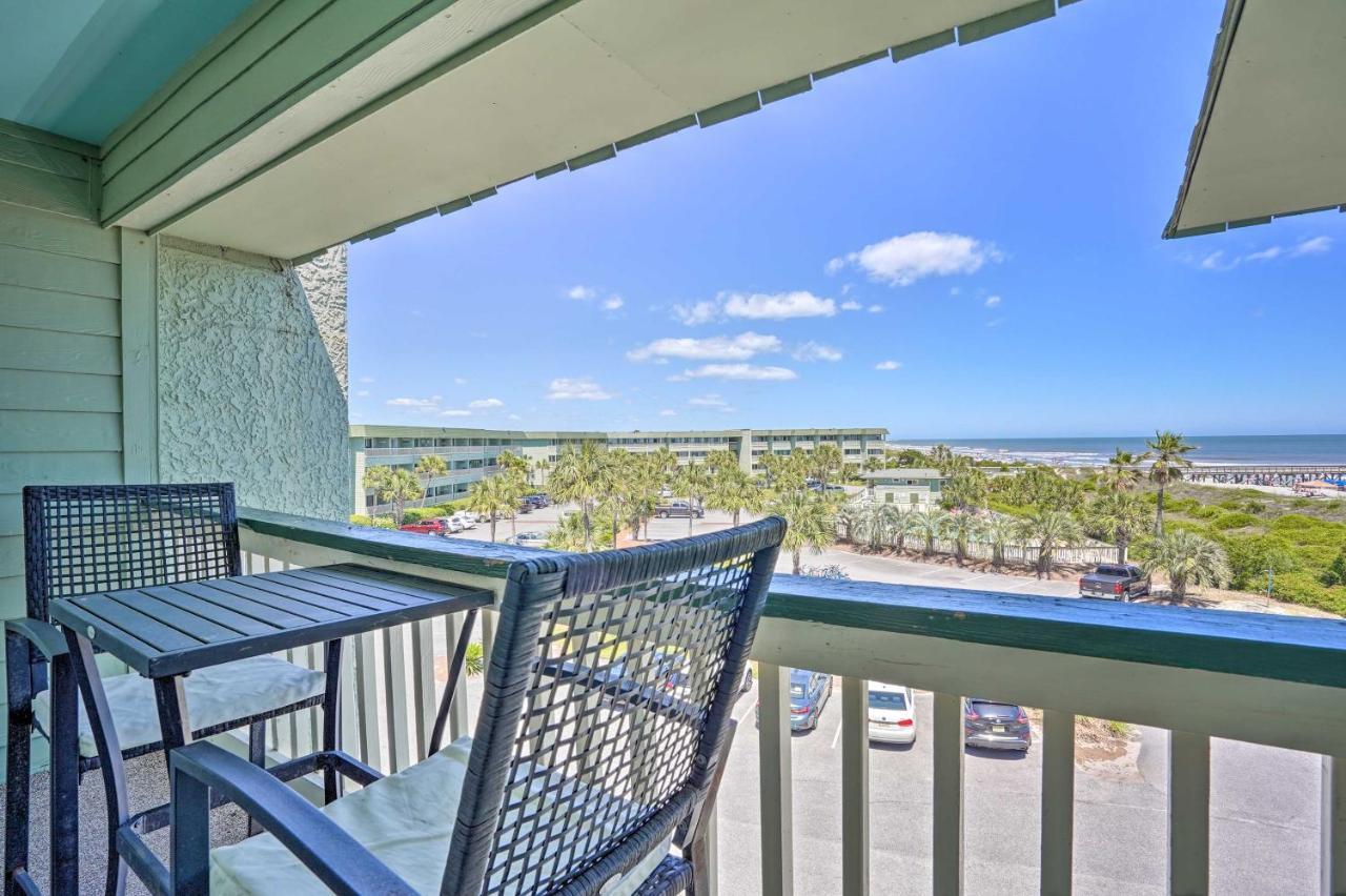 Isle Of Palms Beachfront Condo With Balcony And Pool! Eksteriør bilde