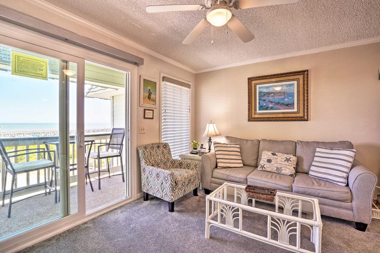 Isle Of Palms Beachfront Condo With Balcony And Pool! Eksteriør bilde