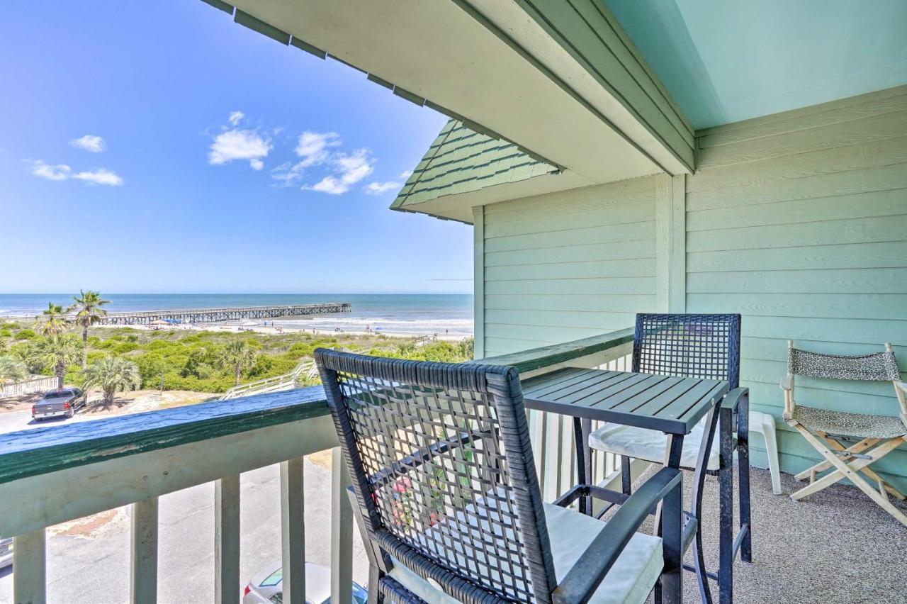 Isle Of Palms Beachfront Condo With Balcony And Pool! Eksteriør bilde